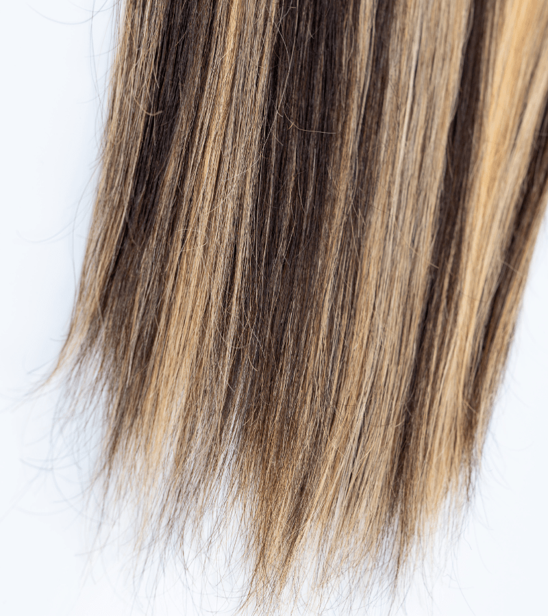 Piano Color Straight Halo Hair Extensions - Image 6