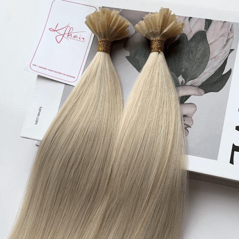 #1001 Color Straight U Tip Hair Extensions - Image 3