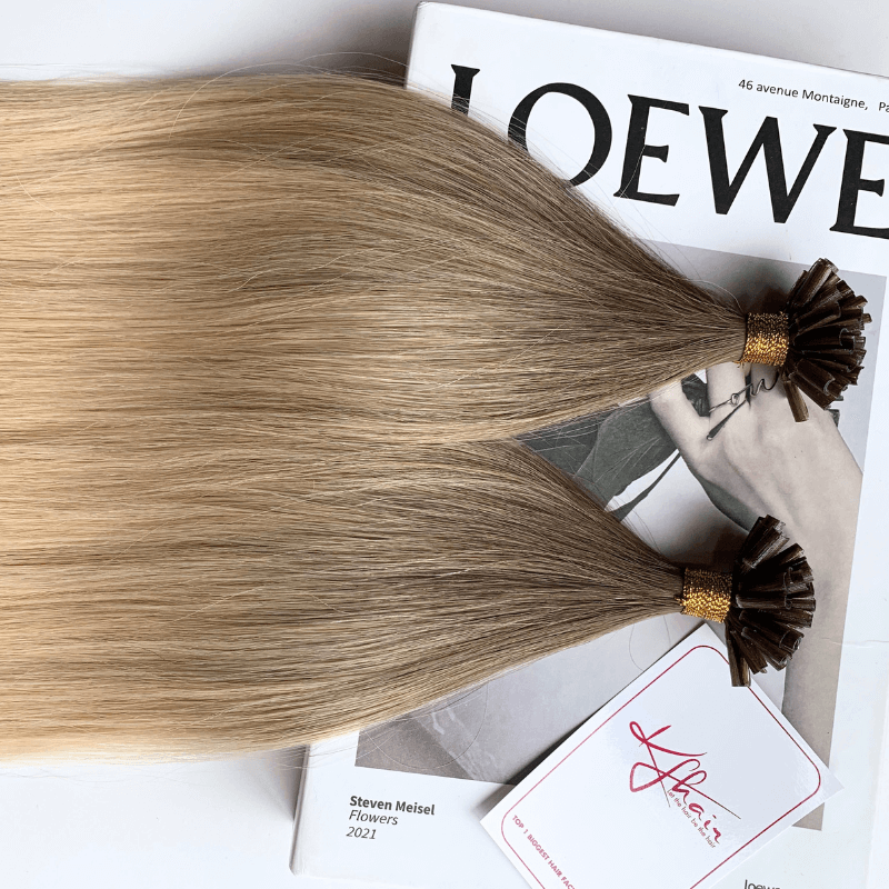 #AB Color Straight U Tip Hair Extensions - Image 8
