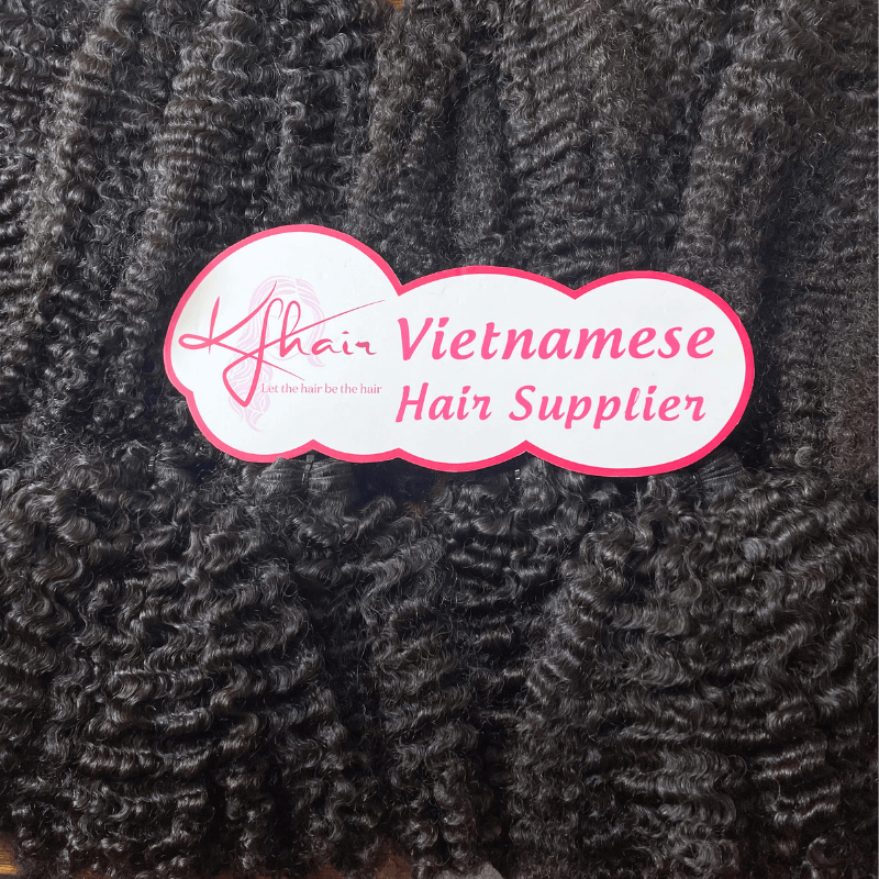Natural Color Kinky Curly Raw Hair Weft - Image 5