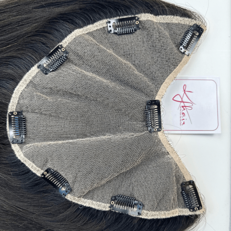 9x10 Inches U Part #1B Color Hair Topper - Image 3