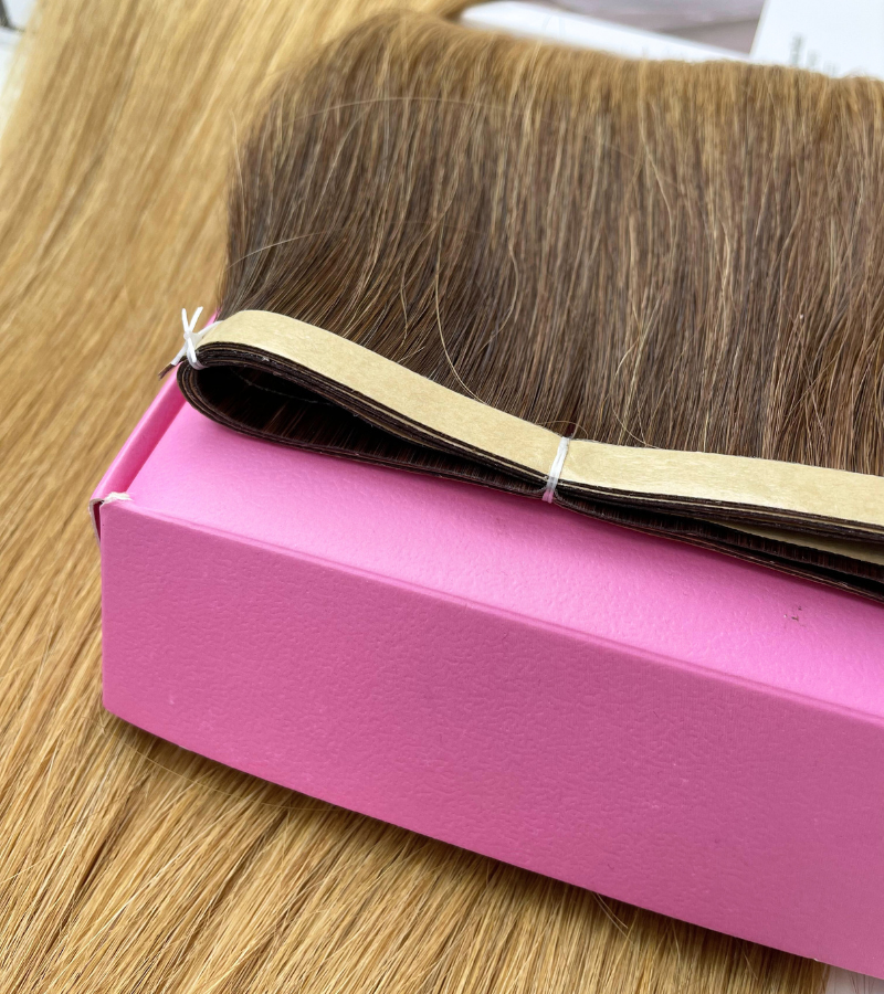 Ombre #27 Color Straight Long Tape In Hair Extensions - Image 3