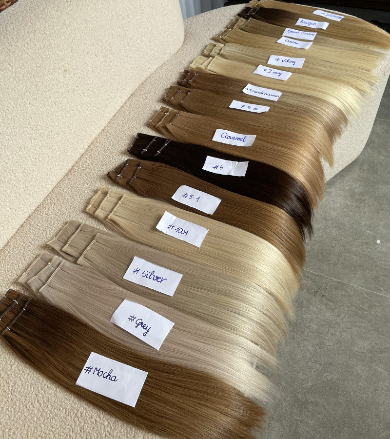 Caramel Color Genius Weft Hair - Image 5