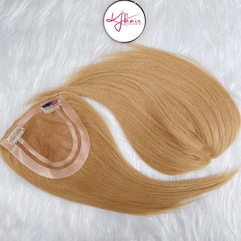 5x5 Inches Mono With PU Coated #16 Color 130% density Hair Topper - Image 4