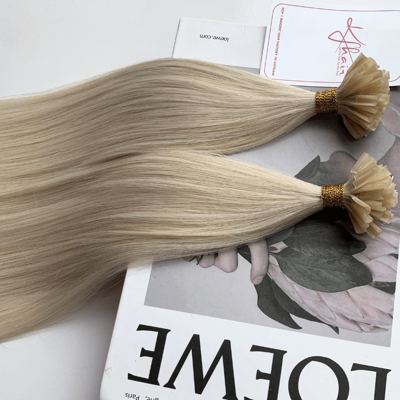 #1001 Color Straight U Tip Hair Extensions - Image 6