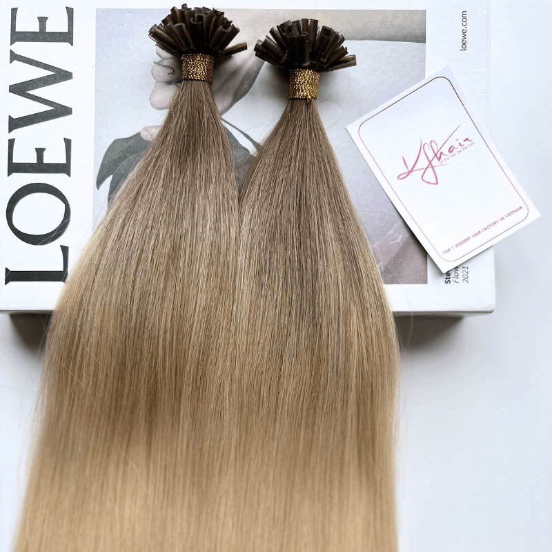 #AB Color Straight U Tip Hair Extensions - Image 6