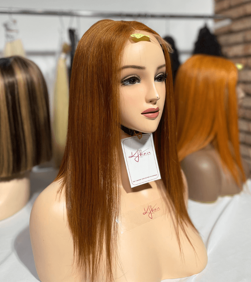 Lace Closure 4x4 inches Bone Straight KF03 Color Wig - Image 3