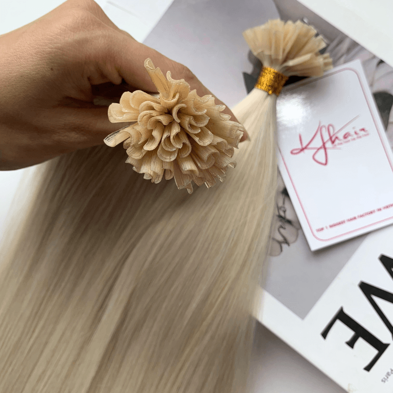 #1001 Color Straight U Tip Hair Extensions - Image 4
