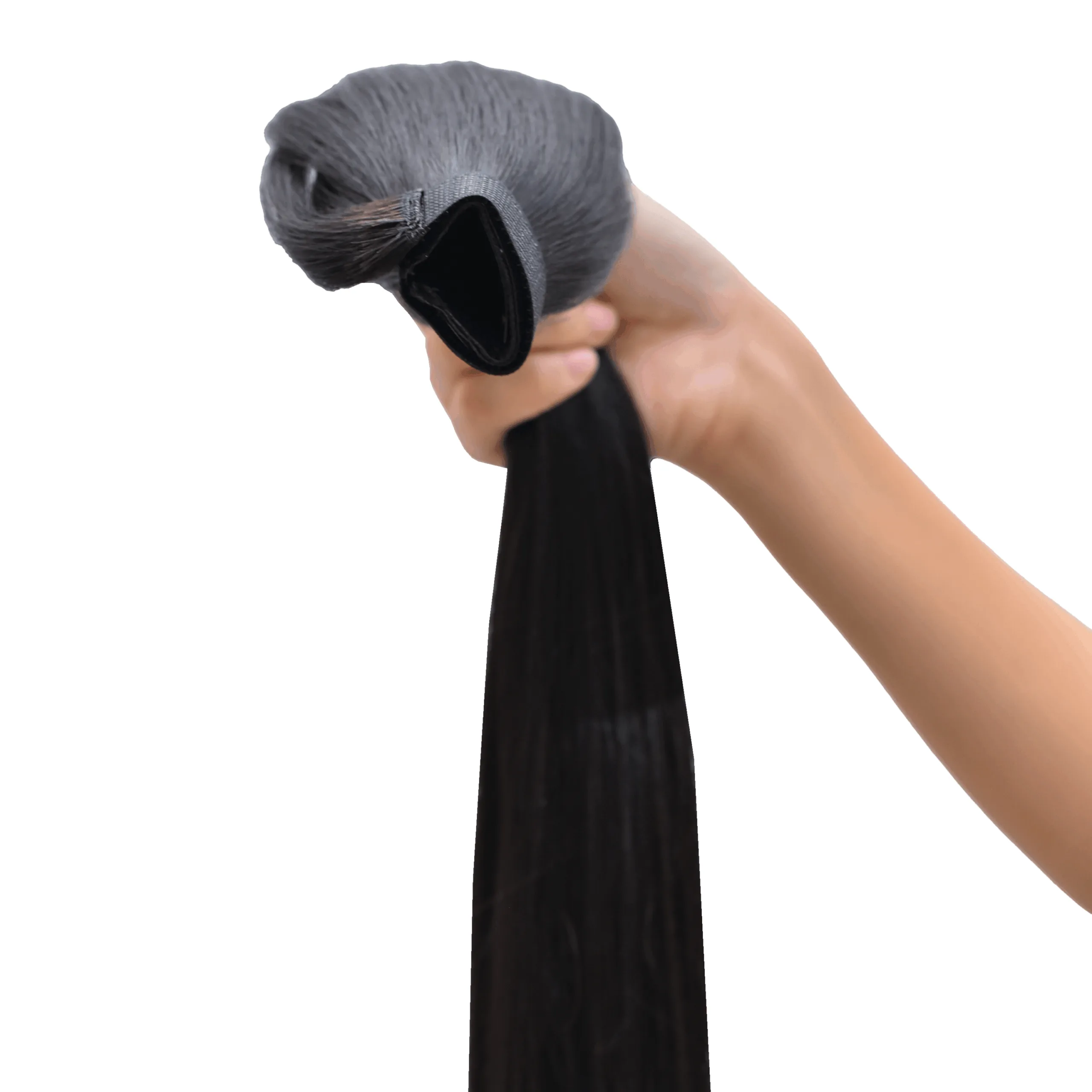 #1 Color Straight Ponytail Hair Extensions - Image 6
