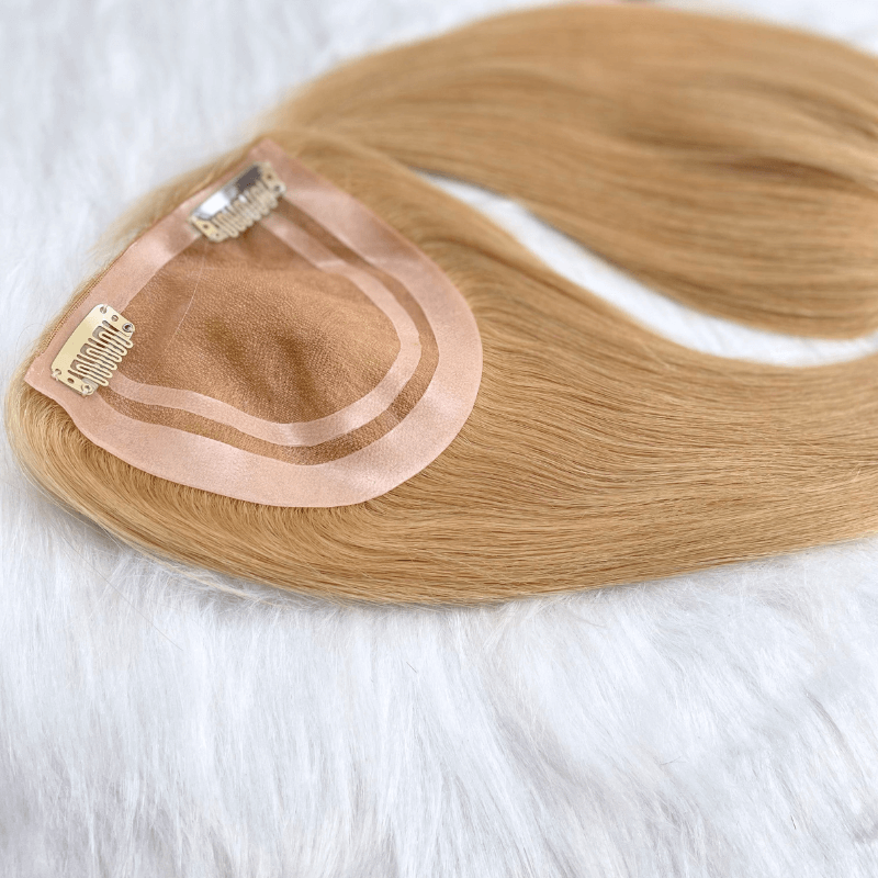 5x5 Inches Mono With PU Coated #16 Color 130% density Hair Topper - Image 5