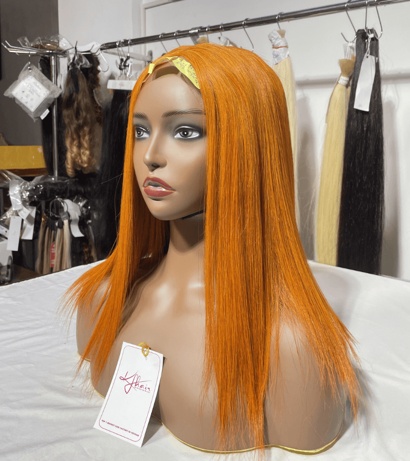 Lace Closure 4x4 inches Bone Straight KF04 Color Wig - Image 3