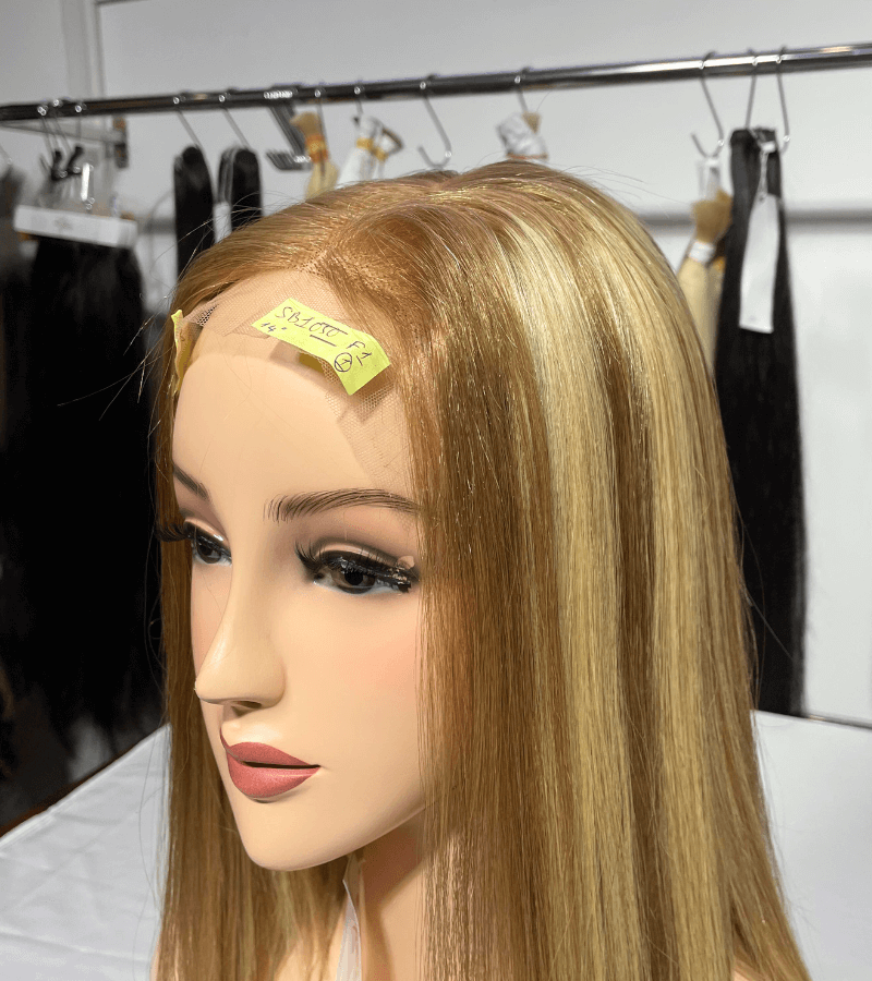 Lace Closure 4x4 inches Bone Straight KF31 Color Wig - Image 3