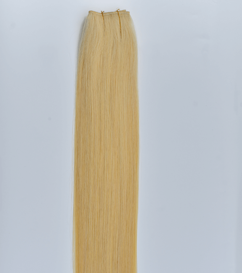 Lightest Blonde #60 Color Straight Halo Hair Extensions 16 Inch #60 100G - Image 5