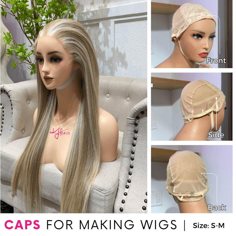 Lace Closure 4x4 inches Bone Straight KF31 Color Wig - Image 7