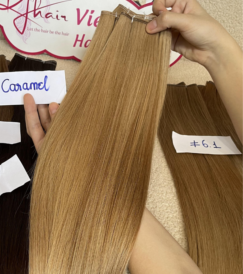 Caramel Color Genius Weft Hair - Image 3