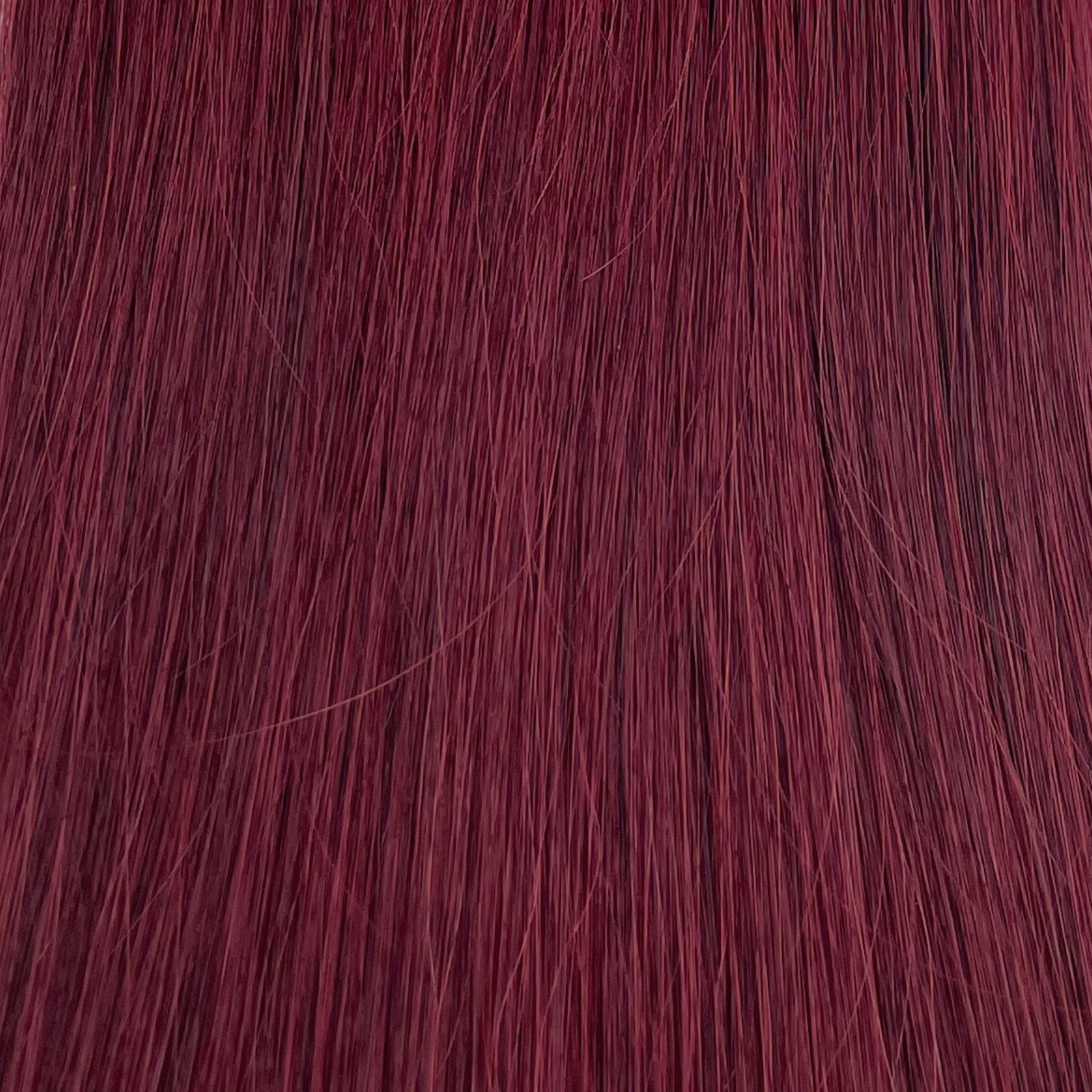 Wine Color Bone Straight Remy Human Hair Weft KF06 - Image 8