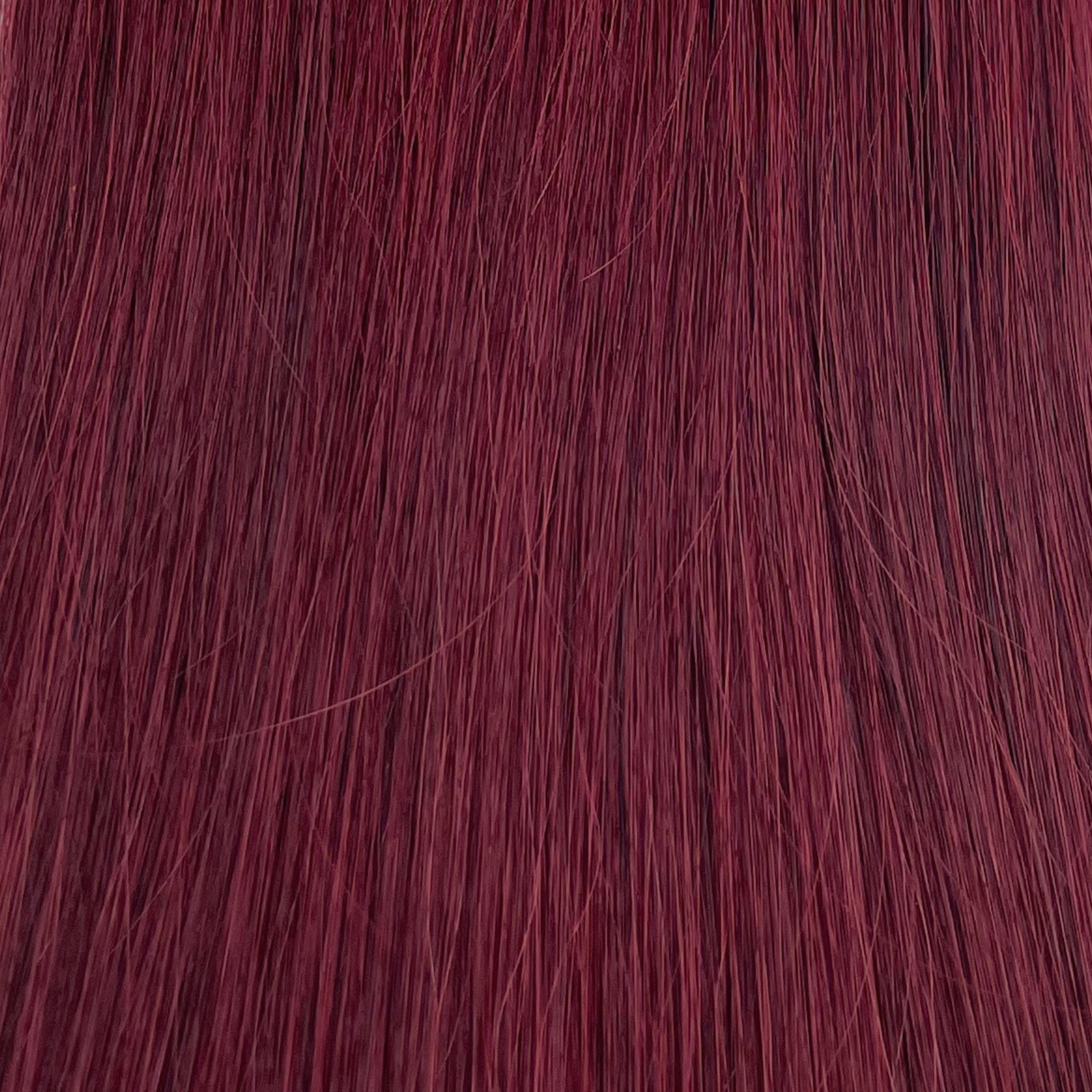 Wine Color Bone Straight Remy Human Hair Weft KF06 - Image 8