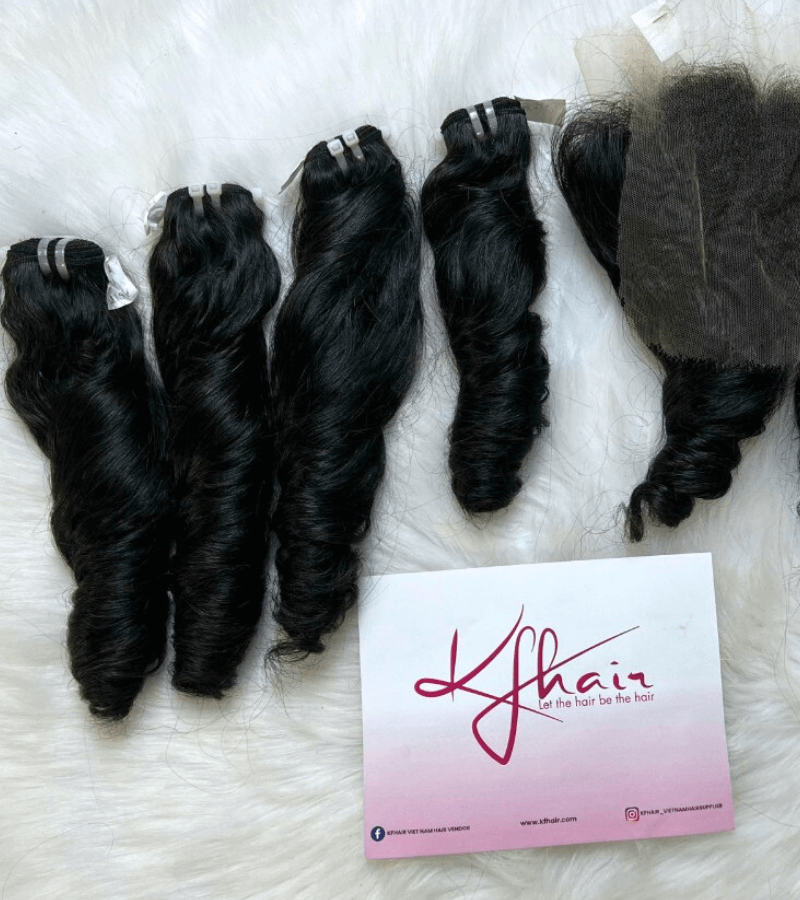 Natural Color Natural Wavy 2 Raw Hair Weft - Image 4