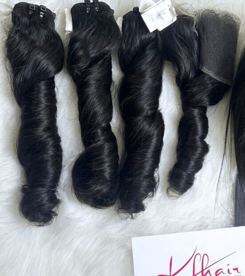 Natural Color Natural Wavy 2 Raw Hair Weft - Image 3