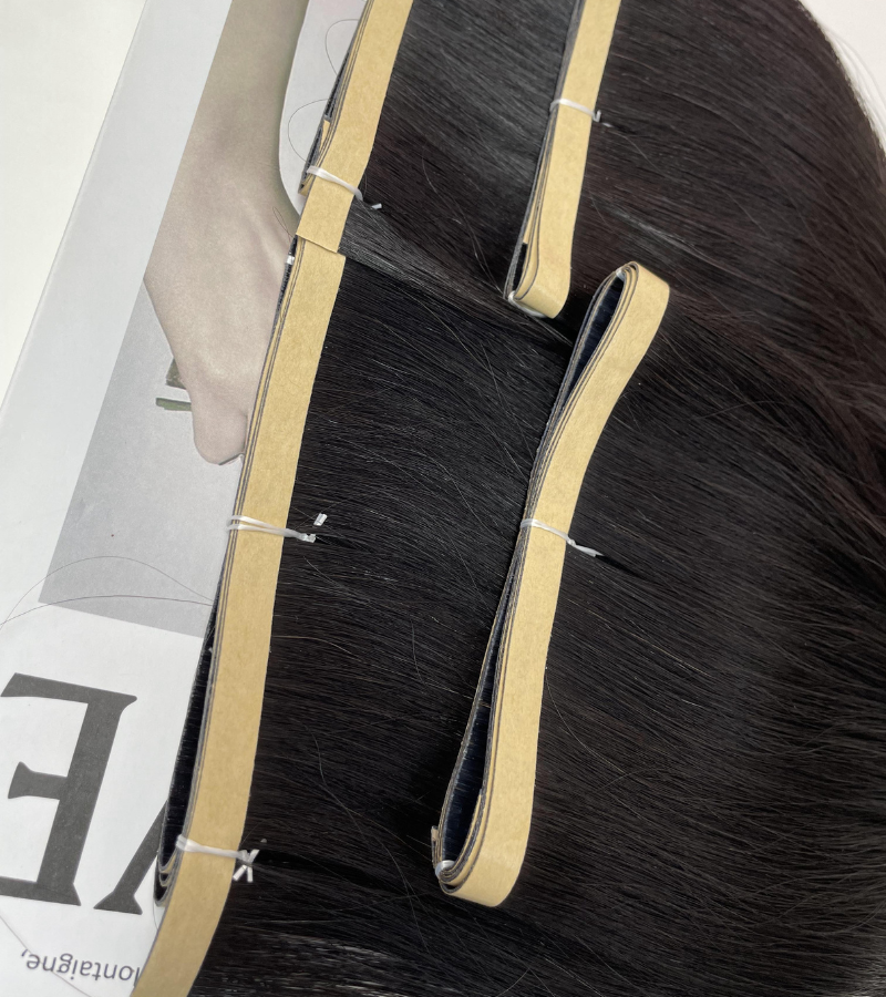 Natural Color Straight Long Tape In Hair Extensions - Image 7