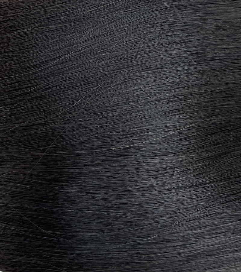 Natural Color Straight Flat Tip Hair Extensions - Image 11