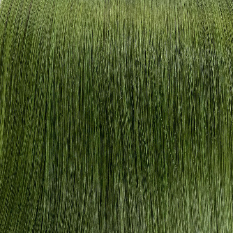 Ombre Black Green Color Bone Straight Remy Human Hair Weft KF22 - Image 6